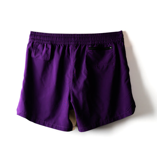 Midnight Purple Two-Tone Shorts