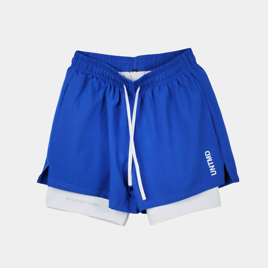 Men's 5" Compressed Cobalt Blue 2-In-1 Shorts
