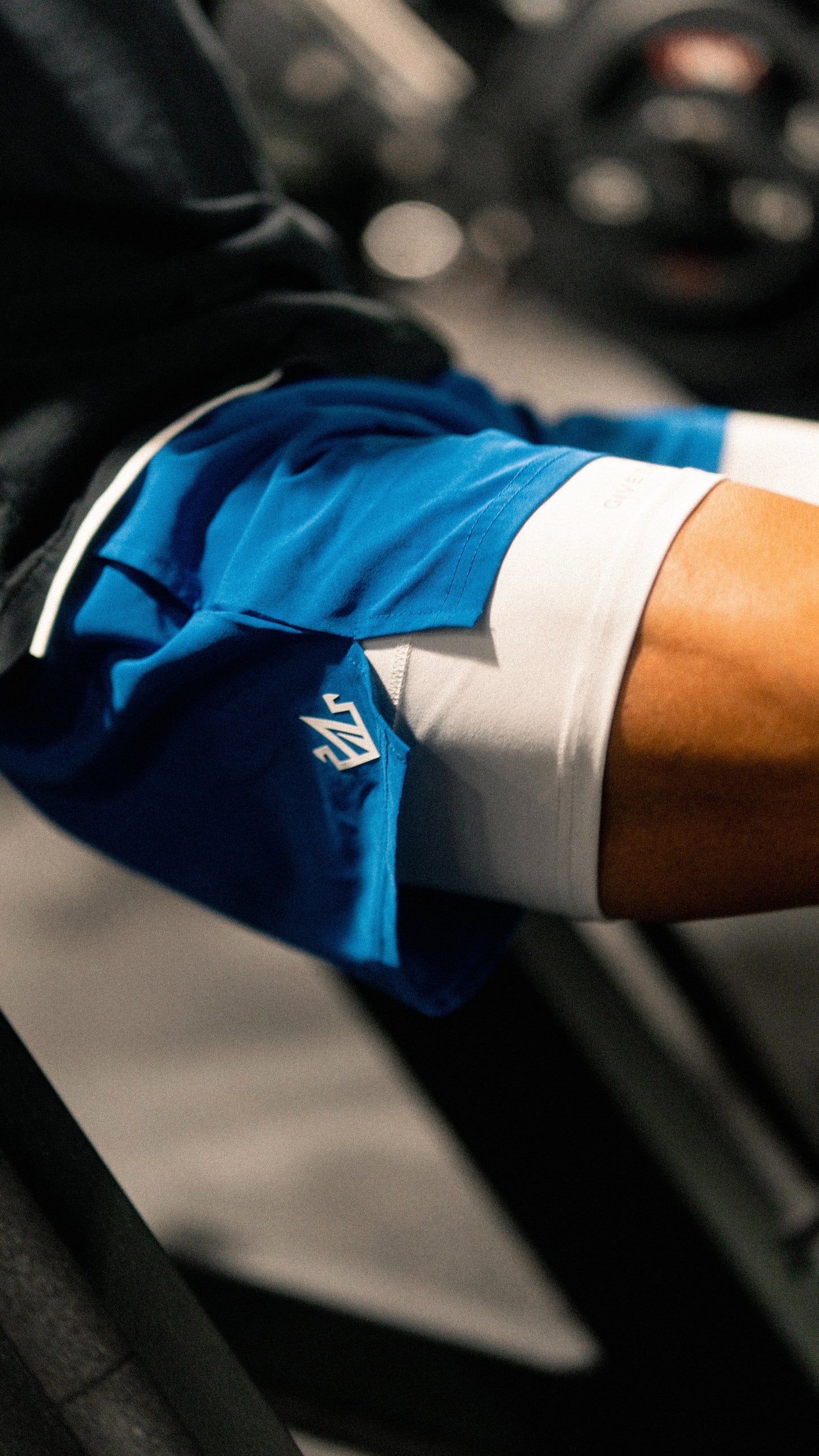 Men's 5" Compressed Cobalt Blue 2-In-1 Shorts