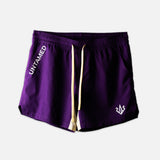 MIDNIGHT PURPLE TWO-TONE SHORTS