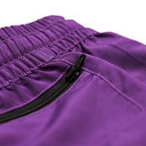 MIDNIGHT PURPLE TWO-TONE SHORTS