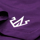 MIDNIGHT PURPLE TWO-TONE SHORTS