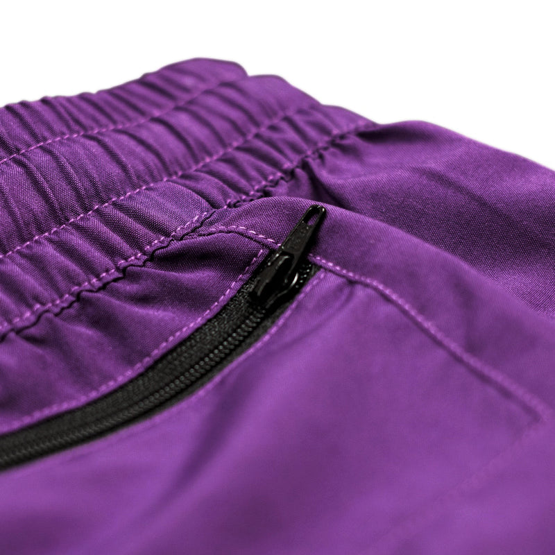 MIDNIGHT PURPLE TWO-TONE SHORTS