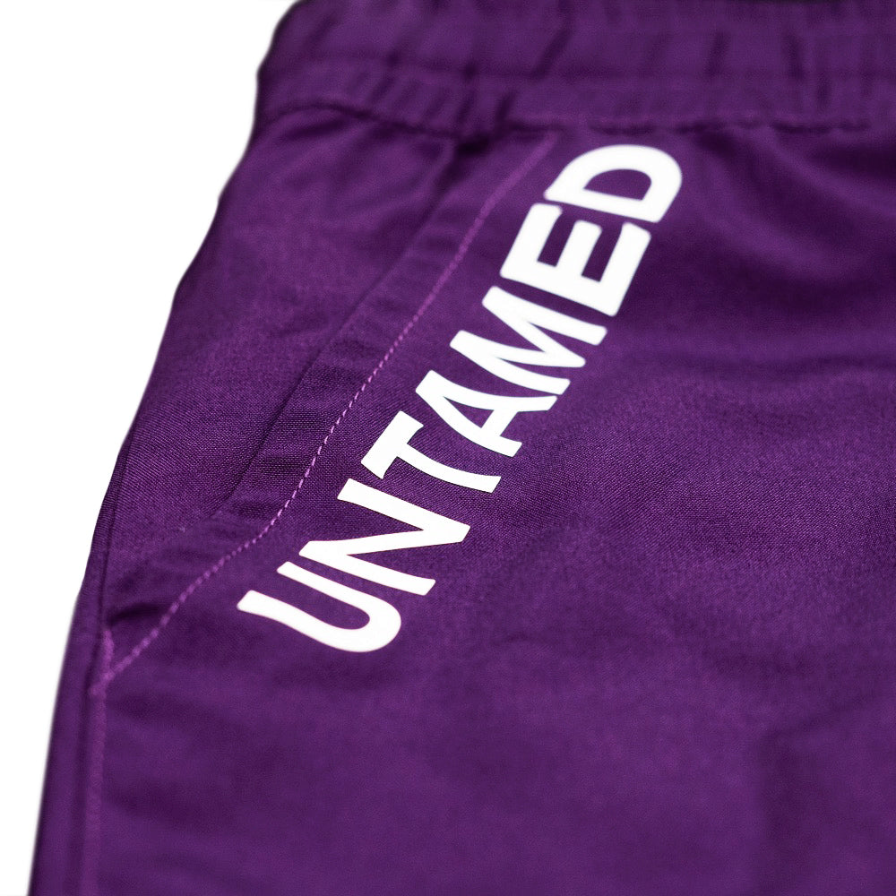 Midnight Purple Two-Tone Shorts